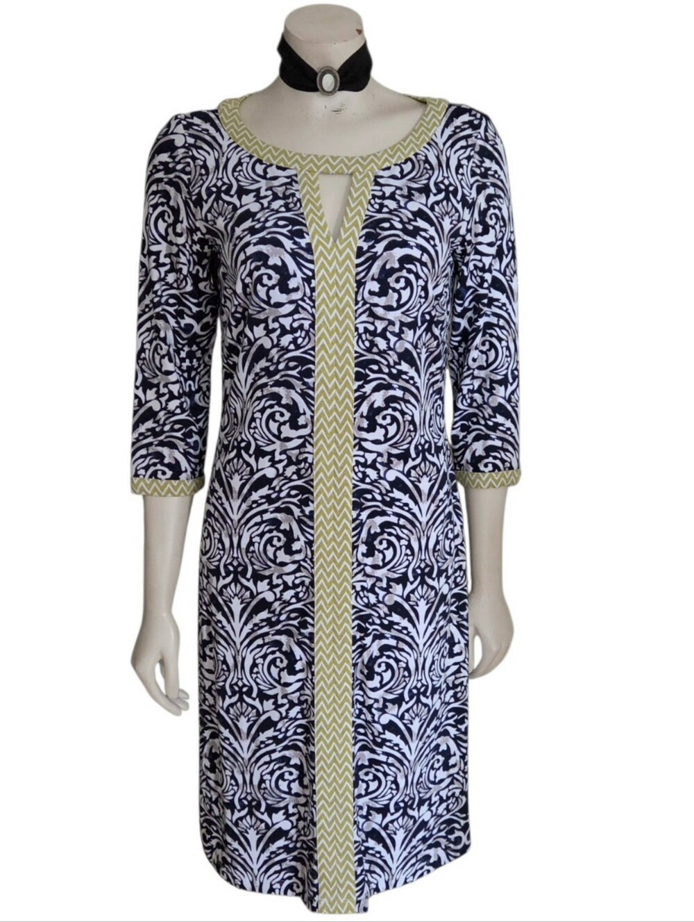 J. McLaughlin Catalina Cloth Midi Dress Size Small